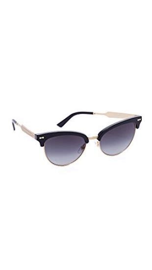 Amazon.com: Gucci Women's GG 4283/S Black Gold/Dark Gray 